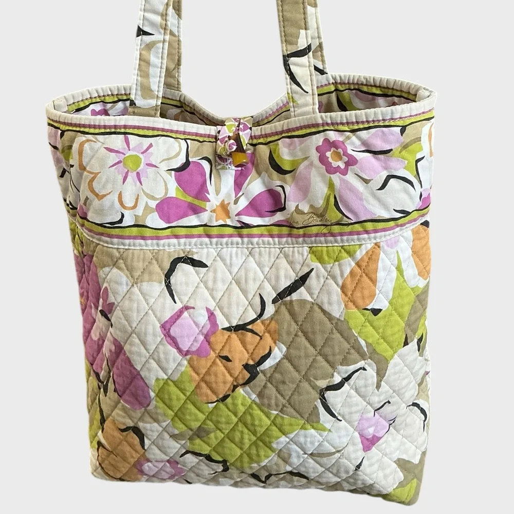 Vera Bradley Portobello Road Quilted Tote Retired Floral Bag